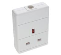 Kenable Uk 3-Pin 13A 1 Gang Rewireable Extension Socket White