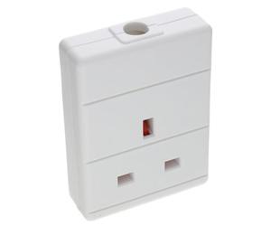 Kenable Uk 3-Pin 13A 1 Gang Rewireable Extension Socket White