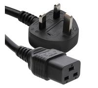kenable UK Mains C19 Uninterrupted Power Supply UPS/Server Mains Power Cable 2m [2 metres]