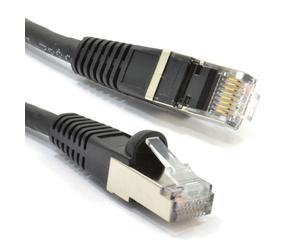 kenable UL Cat6A SSTP LSZH RJ45 Network Ethernet Patch 10GIG Cable 30m BLACK
