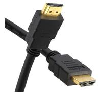 kenable Ultra HDMI 2.1 TV Lead HDR 8K 60Hz 4K 120Hz 48Gbps eARC Dolby VRR Cable 1m Black