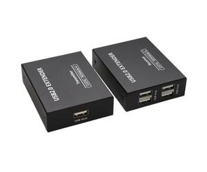 Kenable Usb 2.0 4 Port Hub Extender Over Rj45 Ethernet Cat5E Cat6 Cable Up To 150M