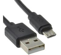 kenable USB 2.0 A To MICRO B Data and Charging 24AWG Cable 0.15m 15cm Lead BLACK