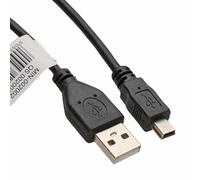 kenable USB 2.0 A to Mini-B Cable 24AWG Hi-Speed 5 Pin Power & Data Lead for Digital Cameras External Hard Drives 3m Black