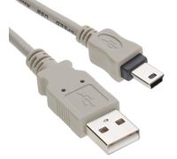 Kenable Usb 2.0 Certified Shielded A To Mini-B 5 Pin Data & Power Cable 1.8M