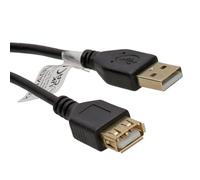 kenable GOLD USB 2.0 24AWG High Speed Cable EXTENSION Lead A Plug to Socket 1.8m