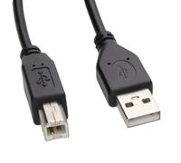 kenable USB 2.0 Printer Cable High Speed A to B Lead 24AWG for HP Canon Epson Brother Scanner Black 1.2m