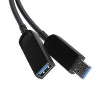 kenable USB 3.0 Extension Cable Active Optical Fibre 5Gbps Data Only Type A Male to Female for PC Laptop Printer Camera 15m Black