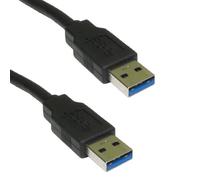 kenable USB 3.0 SuperSpeed A to A Male to Male High-Speed BLACK Cable 3m [3 metres]