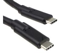 kenable USB 3.1 Type C Cable Male to Male Full Feature Gen1 5Gbps 60W Power Delivery 3A Fast Charging Data Sync Lead Black 2m