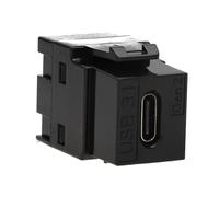 kenable USB 3.1 Type C Female to Female Keystone Coupler Adapter Gen2 10Gbps Black