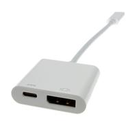 Kenable Usb 3.1 Type C Plug To Displayport Alt-Mode + Pd Type C Socket Adapter