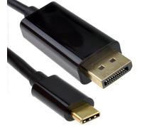 kenable USB 3.1 Type C to DisplayPort Lead UHD 4K 60Hz Adapter Cable Black 1m