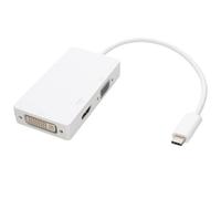 Kenable Usb 3.1 Type C To Hdmi 4K 15 Pin Vga & Dvi 24+5 Adapter 15Cm