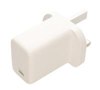 kenable USB 30W Wall Charger USB-C Quick Charge for Mobile Phone UK Mains Plug White