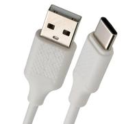 kenable USB-C Fast Charger Cable USB-A to Type-C 3A 15W Data Sync Lead for Mobile Phone PS5 Xbox Series X 1.5m White