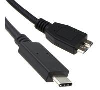 Kenable Usb Gen2 Type C Male Plug To Usb 3.0 Micro B Male Cable Black 3M