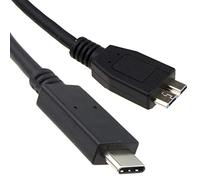 kenable USB Gen2 Type C Male Plug to USB 3.0 Micro B Male Cable Black 3m [3 metres]