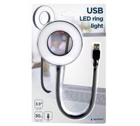 Kenable Usb Led Ring Light With Flexible Arm Compatible With Otg Devices Laptop Pc Phone