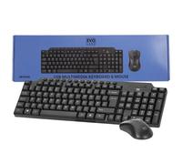Kenable Usb Mouse & Keyboard Kit Qwerty Layout & 3 Button Mouse For Pc Laptop