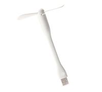 kenable USB Portable & Flexible Fan High Powered Fan for Laptop Cooling White