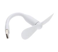 Kenable Usb Portable & Flexible Fan High Powered Fan For Laptop Cooling White