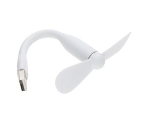 kenable USB Portable & Flexible Fan High Powered Fan for Laptop Cooling White