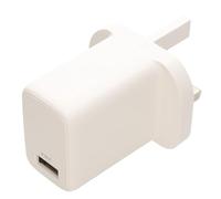 kenable USB Type A 12W Charger for Mobile Phone 5V 2.4Amp UK Mains Plug White