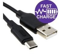 kenable USB-C Fast Charger Lead For Mobile Phone/PS5/Series X Charging Cable 2m Black [2 metres]