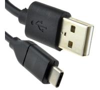 kenable USB Type C to USB A Cable 480Mbps Data Sync & 3A Fast Charging Lead Male to Male 2m Black