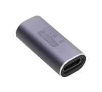 kenable USB4 Coupler Adapter Female to Female 40Gbps USB-C Socket Connector Extension Join 2 Cables Purple