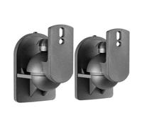 Kenable Wall Mount Universal Surround Adjustable Speaker Brackets Swivel & Tilt Black