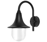 Kenable Wall-Mounted Outdoor Garden Lamp Ip44 Hanging Lantern E27 Light Black