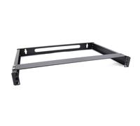 kenable Wall Mounted Patch Panel Bracket 1U for 19 inch Rack Open Frame Cabinet FlatPack Black 330mm Depth