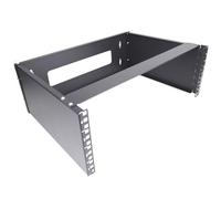 kenable Wall Mounted Patch Panel Bracket 4U for 19 inch Rack Open Frame Cabinet FlatPack - Black - 330mm Depth