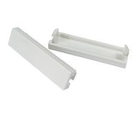 kenable Wall Plate Blanking Insert 50mm x 12.5mm Module Blank Cover for Modular Face Plates White