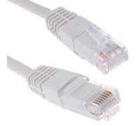 kenable White Network Ethernet RJ45 Cat-5E UTP Patch LAN Full Copper Cable Lead 0.25m 25cm Cat5E