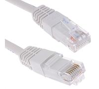 kenable White Network Ethernet RJ45 Cat-5E UTP PATCH LAN COPPER Cable Lead 0.5m 50cm [0.5 metres]