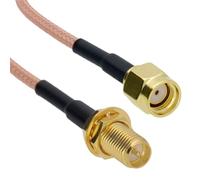 kenable WiFi Antenna EXTENSION Cable Lead Wireless RP SMA 2m