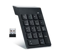 Kenable Wireless Numeric Keypad With 18 Keys For Laptop 2.4Ghz & Usb Nano Receiver Black