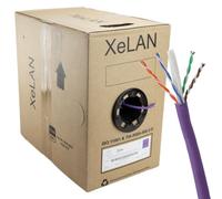 Kenable Xelan Copper Cat6 Network Cable U/utp Low Smoke Lsoh Epr:b2Ca 305M Violet