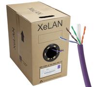 Kenable Xelan Copper Cat6 Network Cable U/utp Low Smoke Lsoh Epr:dca 305M Violet
