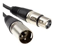 kenable XLR Microphone Male to Female Audio Cable Black 10m