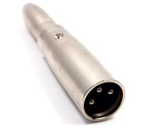 kenable XLR Male Pins to 6.35mm Mono Jack Socket Adapter Converter