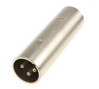 kenable XLR Male Plug to Plug Metal Joiner Coupler Adapter