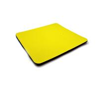 kenable Yellow Mouse Mat 6mm Foam Backed Non-Slip Cloth Surface for Optical Ball Laser Mice 24.5 x 22cm