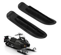 KENANLAN 1 Pair of Snowmobile Front Ski Sled Nylon Fast Sliding Tires to Skis Conversion Kit for Snowmobile ATV Go Kart