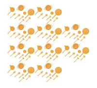 KENANLAN 10 Miniature Dollhouse Pots, Cookware Accessories for 1:12, 1:6 Doll House With Classic Metal Color, Suitable for Dollhouse Kitchen Ware (Gold)