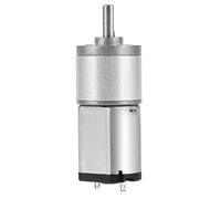 KENANLAN 30RPM, DC Motor, Metal Gear, for Smart Cars, Electronic Locks, Low Noise. Durable, Long Serving Life, 16GA030 Gear Motor, 6V, 12V, 3mm Shaft, 24g (6V 80RPM)