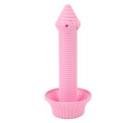 KENANLAN 3D Print Spiral Sword Toy, Handmade Retractable Creation Toy with DIY Assembly, Plastic for Simulation Game Scenarios (Pink)
